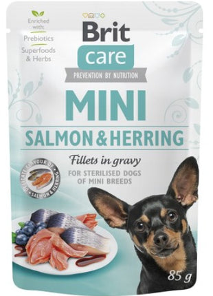 Brit Care Dog Mini Salmon & Herring Sterilised saszetka 85g